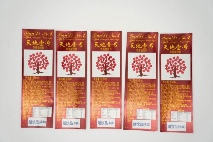 Etiqueta adhesiva de pegamento húmedo impermeable etiqueta personalizada papel adesivo para impresora 3