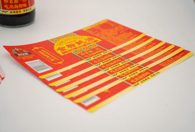 Etiqueta adhesiva de pegamento húmedo impermeable etiqueta personalizada papel adesivo para impresora 5