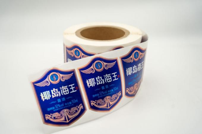 Impresión de pegatinas a medida Etiquetas impermeables baratas Etiquetas impermeables Papel pegatinas Etiquetas claras 2