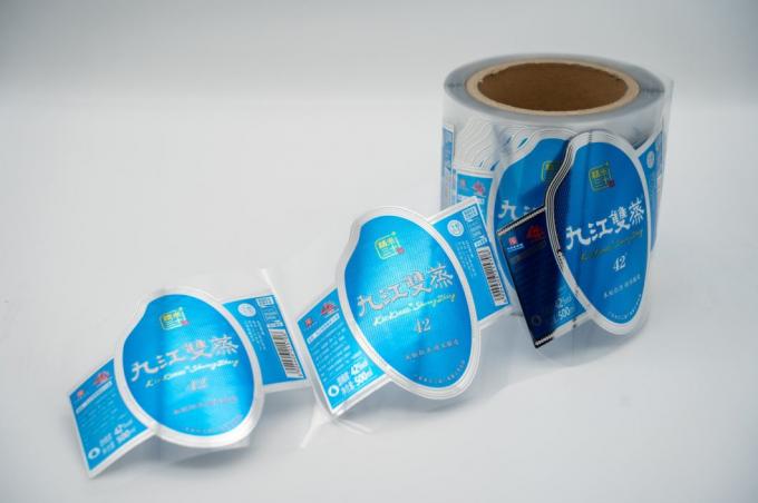 Etiqueta de botella de vino transparente e imprimible Etiqueta comercial personalizada 3