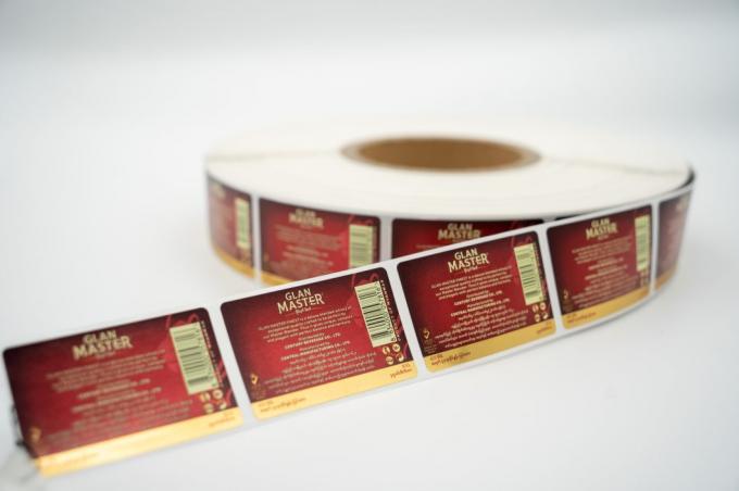 Papel adhesivo transparente autoadhesivo anti-falsificación pegatinas de vinilo resistentes al agua 2
