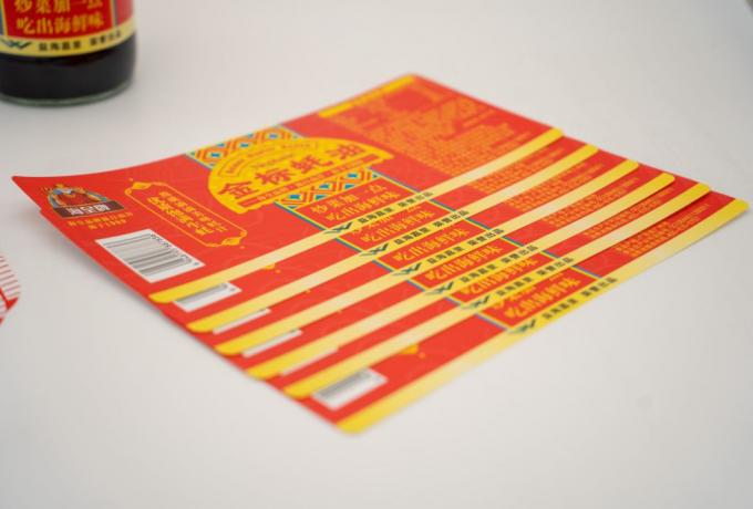 Etiquetas personalizadas con manga curva y encogida Etiquetas metálicas de etiquetas de vinos Adhesivos personalizados 5