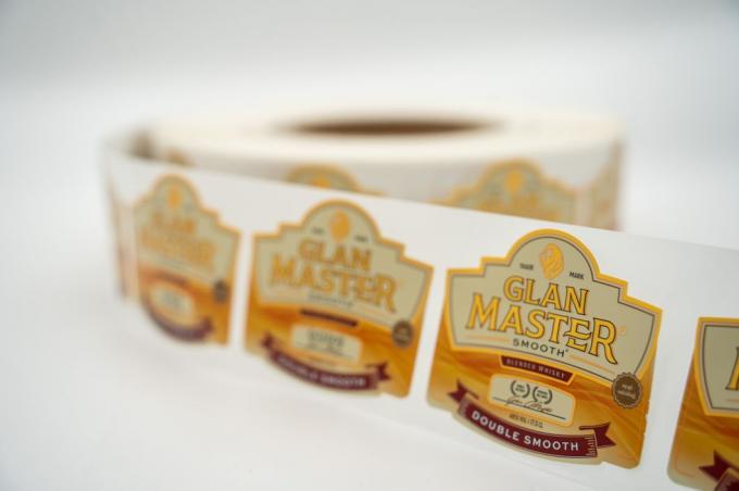 Etiquetas autoadhesivas a todo color Imprimidas Rollos Adesivos de logotipo personalizados Impermeables 2