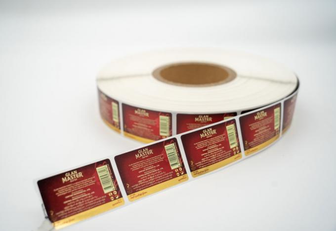 Etiquetas autoadhesivas a todo color Imprimidas Rollos Adesivos de logotipo personalizados Impermeables 3