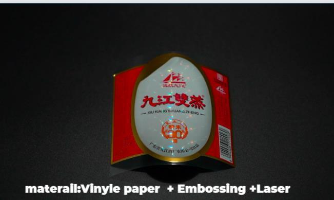 Etiqueta de botella de vino resistente al agua Etiqueta autoadhesiva de whisky Impresión de pegatinas de vinilo 8