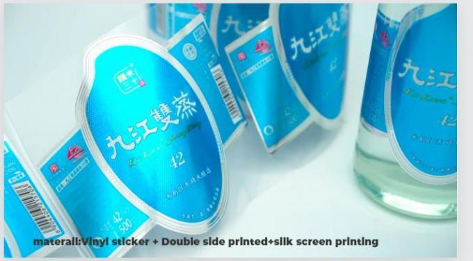 Etiqueta de botella de vino resistente al agua Etiqueta autoadhesiva de whisky Impresión de pegatinas de vinilo 6