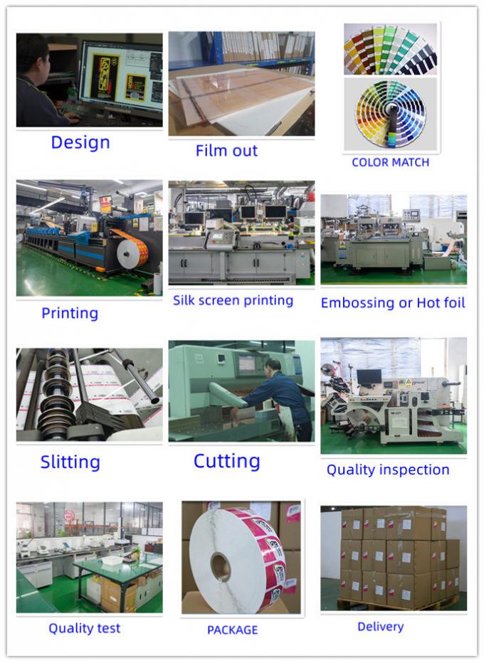 Autoadhesivo etiqueta personalizada para una variedad de productos diferentes 1