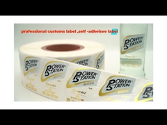 Etiqueta autoadhesiva y pegatina de etiqueta personalizada