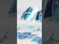 Personalización de la dirección de devolución de Avery Etiquetas redondas, transparentes y impresoras.