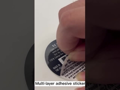 Desinfectante para manos Reductor de manga Etiquetas impermeables Eco amigable pegatinas frágiles personalizadas