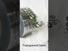 Impresión de pegatinas transparentes etiquetas de nombre imprimibles pegatinas personalizadas de vinilo