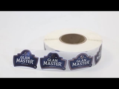 Etiqueta de material diferente