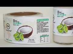 Etiquetas adhesivas redondas personalizadas con excelente capacidad de producción para etiquetas de botellas de bebidas