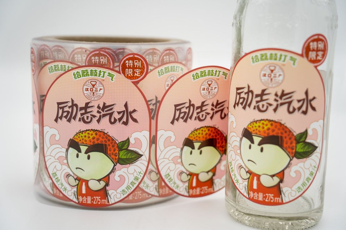 Etiquetas autoadhesivas a todo color Imprimidas Rollos Adesivos de logotipo personalizados Impermeables