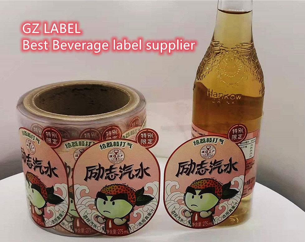 Etiquetas personalizadas para botellas de agua Etiqueta personalizada Etiqueta transparente para botellas de bebidas Etiqueta adhesiva