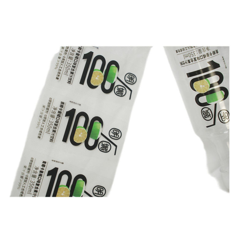 Etiqueta de botella de bebidas transparente y no transparente para diferentes necesidades de marca