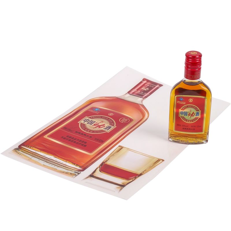 Impresión de etiquetas transparentes para brandy whisky vodka fabricante de etiquetas de etiquetas