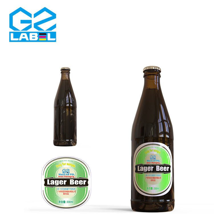 Profesional de etiquetas personalizadas de botellas de cerveza Etiquetas adhesivas para botellas de bebidas Etiquetas adhesivas para botellas de vino y jugo Venta directa