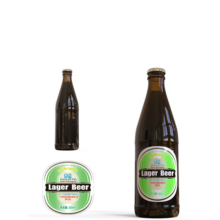 Adhesivos para botellas de cerveza Etiqueta personalizada de botellas de cerveza para embalajes de bebidas Venta directa