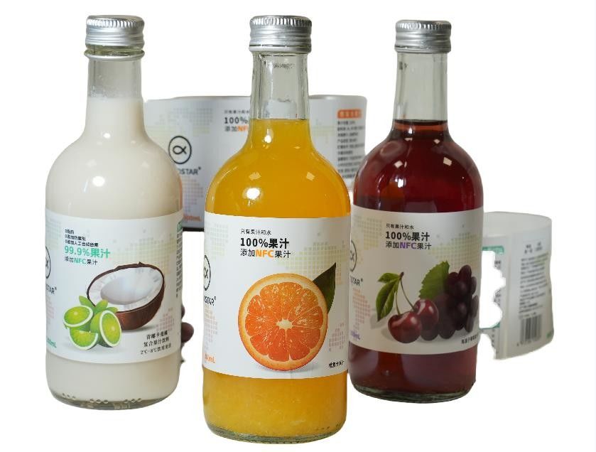 Etiquetas adhesivas redondas personalizadas con excelente capacidad de producción para etiquetas de botellas de bebidas