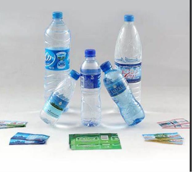 Etiquetas con manga retráctil impermeable para etiquetas de saborizantes en blanco BOPP/PE/PP/PVC/PET