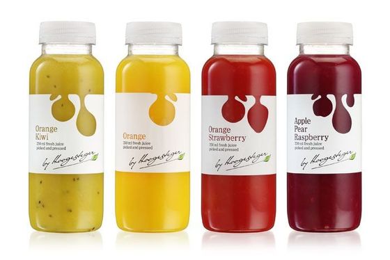 Etiqueta de botella brillante personalizable Impresión de etiquetas de bebidas a prueba de agua