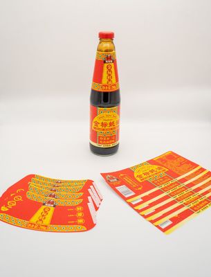 Etiqueta de pegamento húmedo personalizada para bebidas Etiqueta de saborizante Etiqueta de jugo Etiqueta de bebidas