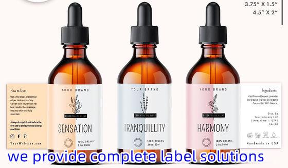 Etiquetas personalizadas para direcciones de colores Etiquetas de vinilo grandes Adhesivo de impresión de metal Etiqueta adhesiva