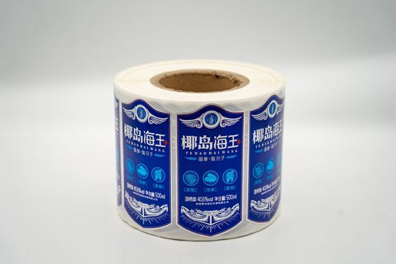 Etiqueta de botella de cerveza en relieve Imprimible pegatina de papel resistente al agua brillante Etiqueta de botella de vino