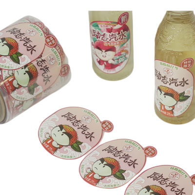 Etiquetas personalizadas para botellas de agua Etiqueta personalizada Etiqueta transparente para botellas de bebidas Etiqueta adhesiva