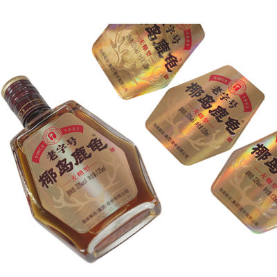 Etiquetas autoadhesivas personalizadas en rollo para fabricante de etiquetas adhesivas para botellas de vino
