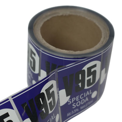 Etiquetas personalizadas de epoxi Etiquetas adhesivas Impresión impermeable para etiquetas de alimentos y bebidas