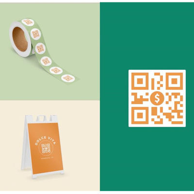 Etiqueta de código QR variable