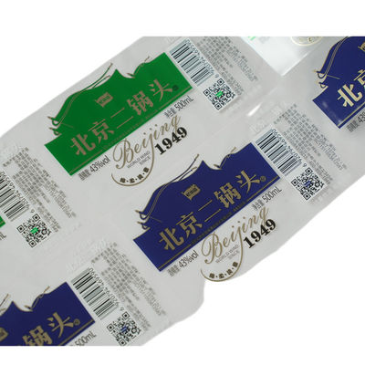 Etiquetas de botellas de vino en forma personalizada fabricante de etiquetas adhesivas