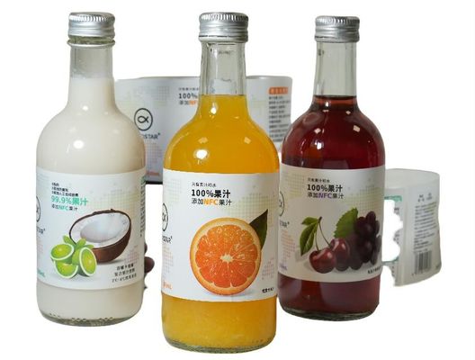 Etiqueta de la botella de vino Etiqueta de pegamento húmedo para envases impermeables con rollo redondo personalizado