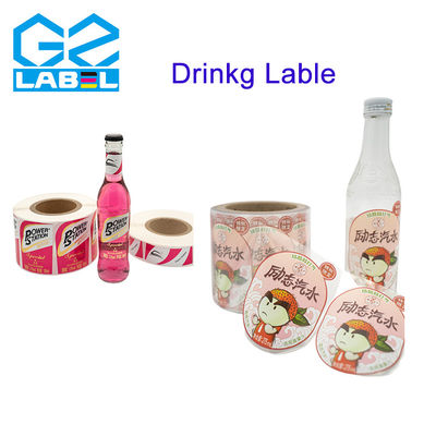 Etiqueta para frascos y botellas pegatinas impermeables personalizadas fabricante de etiquetas