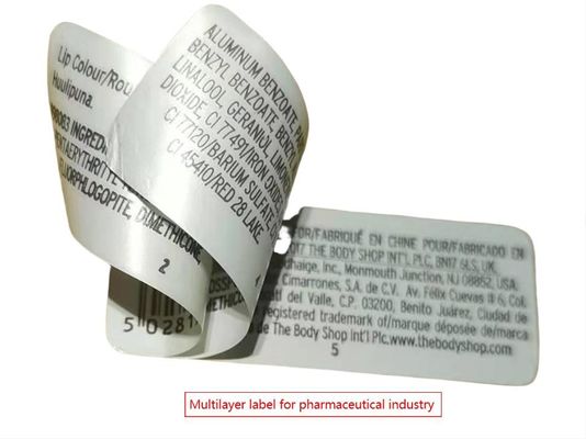Etiquetas farmacéuticas personalizadas para la impresión de etiquetas de pegatinas impermeables
