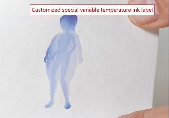 Las etiquetas especiales de tinta desaparecen en el calor